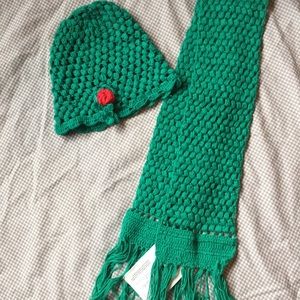 Handmade Bosnian Scarf and Hat